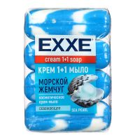 Миниатюра: Крем-мыло 4*90гр EXXE 1+1 Морской жемчуг