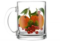 Миниатюра: Кружка 200мл стекло Gren tea Мандарин/20