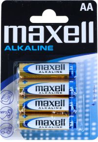 Миниатюра: Батарейка АА MAXELL LR6/4BL, Alkaline, 4шт в блистере
