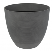 Миниатюра: Кашпо д/цветов 15л, 31*31*27,2см Берилл светло-серый