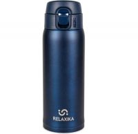 Миниатюра: Термокружка нерж. 0,48л Relaxika 701 синяя