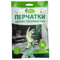 Миниатюра: Перчатки хозяйственные ПВХ размер М Дед Банзай