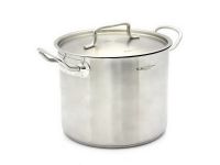 Миниатюра: Кастрюля нерж. 5,0л d-20 h-16 металл.кр. ТРС