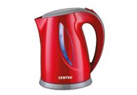 Миниатюра: Чайник Centek красный мощность 2200Вт, объём 1.8 л,дисковый нагревательный элемент,внутренняя подсв.