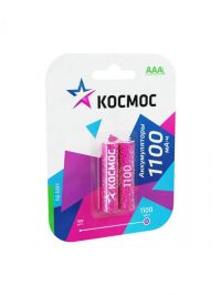 Миниатюра: Аккумуляторная батарейка R03 1100mAh Ni-MH BL2 Космос