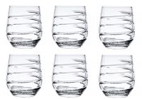 Миниатюра: Набор стаканов д/виски хрусталь 6шт 250гр 1000/95(h=95, V=250)