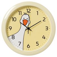 Миниатюра: Часы настенные круг д29см, плавный ход, корпус желтый Гусь