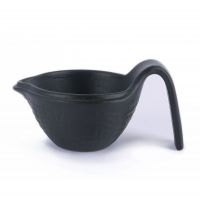 Миниатюра: Соусник с ручкой 50 мл фарфор d=10см, h=7 см, Black Raw Wood P.L.ProffCuisine