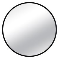 Миниатюра: Зеркало настенное 50см круглое, с окантовкой ,черный
