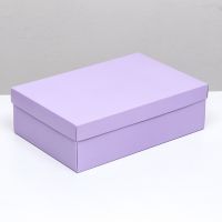 Миниатюра: Коробка подарочная, складная лаванда, 30*20*9 см