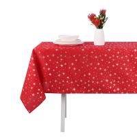 Миниатюра: Скатерть текстильная 140*180см, 100% пэ, 20% с фольгированным принтом Щелкунчик