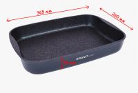 Миниатюра: Противень 365*260*55см АП Granit Ultra (blue)