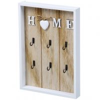 Миниатюра: Ключница Дом 20*30*3см,6 крючков