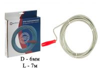 Миниатюра: Трос сантехнический оцинкованный с ручкой 1,4мм*6,0мм*7,0мм