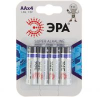 Миниатюра: Батарейка АА ЭРА LR6-4S promo-box SUPER Alkaline 4шт в спайке