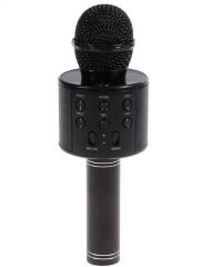 Миниатюра: Микрофон беспроводной Комплектация: караоке микрофон, USB-кабель, инструкция. (Цвет: черный.)
