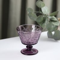 Миниатюра: Креманка д/мороженого 10,4*10,5см стекло Magistro «Французская лаванда»