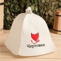 Миниатюра: Шапка д/бани Чертовка, войлок