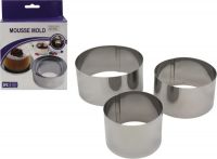 Миниатюра: Формы д/салатов, десертов, 3шт размер: 8х6см, 10х6см 12х6см