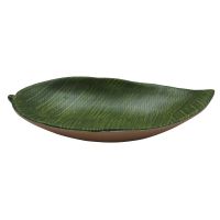 Миниатюра: Блюдо поднос меламиновый 27.6*16.7см h=5.3см P.L Green Banana Leaf