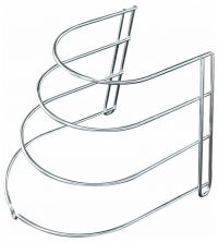 Миниатюра: Подставка д/сковород хром (23,5*23*27см)