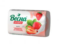 Миниатюра: Мыло 90гр Весна Земляника со сливками п/п /72
