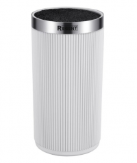 Миниатюра: Подставка д/ножей универ. 22*11*11 пластик,белый,п/п волокно Linia BLOCK