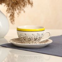 Миниатюра: Чайная пара 200мл Персия керамика,желтая