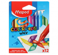 Миниатюра: Мелки восковые 12цв. MAPED Color Peps Wax 861011 к/к