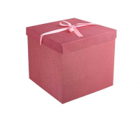 Миниатюра: Коробка подар. КОКОС For you 242523 розовый (22*22*22см)