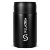 Миниатюра: Термос нерж. 1л для еды Relaxika 301 черный