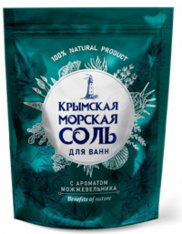 Миниатюра: Крымская морская соль 1100гр. Можжевельник GREENFIELD