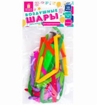 Миниатюра: Шары воздушные д/модел. ЗОЛОТАЯ СКАЗКА, 2х60(5х150см), КОМПЛЕКТ 10шт с насосом, ассорти