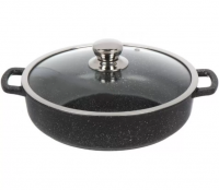 Миниатюра: Жаровня 280/70см,3,5л Гранит Induction,лит/руч.с кр.