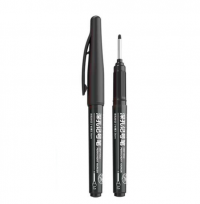 Миниатюра: Маркер разметочный/строительный DELI SK212 BLACK чёрный,удлин.пиш.након.,2,8мм,водост.