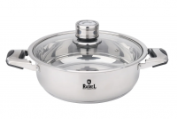 Миниатюра: Жаровня нерж 28см,ст/кр, с термодатчиком