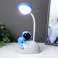 Миниатюра: Лампа настольная/светильник 11,5*7,5*28см LED 3Вт USB АКБ Космонавт