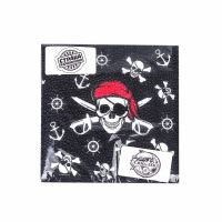 Миниатюра: Салфетки бумажные «Пират», однослойные, 24*24 см, набор 20 шт.