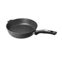 Миниатюра: Сковорода 24см лит. ал. АП Гранит black. Induction Pro индукц.