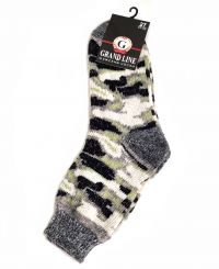 Миниатюра: Носки мужские тёплые GRAND LINE (МТ-269, шерсть), ассорти, р. 27