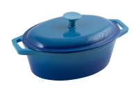 Миниатюра: Кастрюля 3,5л.УТЯТНИЦА чугунная эмалированная овальная OCE-28, 3,5л