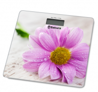 Миниатюра: Весы напольн. элек. 180кг Герберы SAKURA