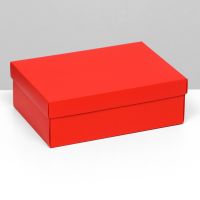 Миниатюра: Коробка подарочная, складная красная, 21*15*7 см