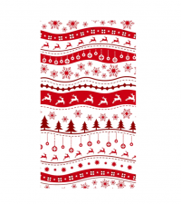 Миниатюра: Полотенце 45*60см вафельное Самойловский Текстиль Рождественские олени