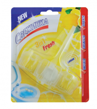 Миниатюра: Подвеска Свежинка д/унитаза 3в1 Fresh Lemon 40г