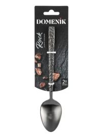 Миниатюра: Набор 2шт ложка столовая ROCK BLACK