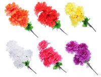 Миниатюра: Цветок искусственный букет нарциссов, 30-35 см, пластик, 6 цветов