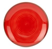 Миниатюра: *Тарелка обеденная 27см керамика WOOD RED