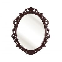 Миниатюра: Зеркало в рамке Ажур 585х470мм темно-коричневый