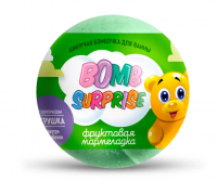 Миниатюра: Соль д/ванны шипучая бомбочка с игрушкой Фруктовая мармеладка 115г/8337